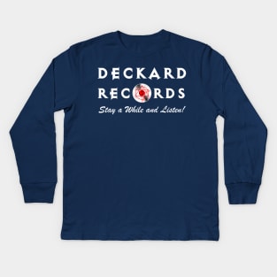 Deckard Records Kids Long Sleeve T-Shirt